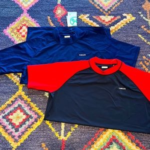 Set of 2 Rash Guard Swim Workout Athletic Shirts 🎽 XL & 2XL